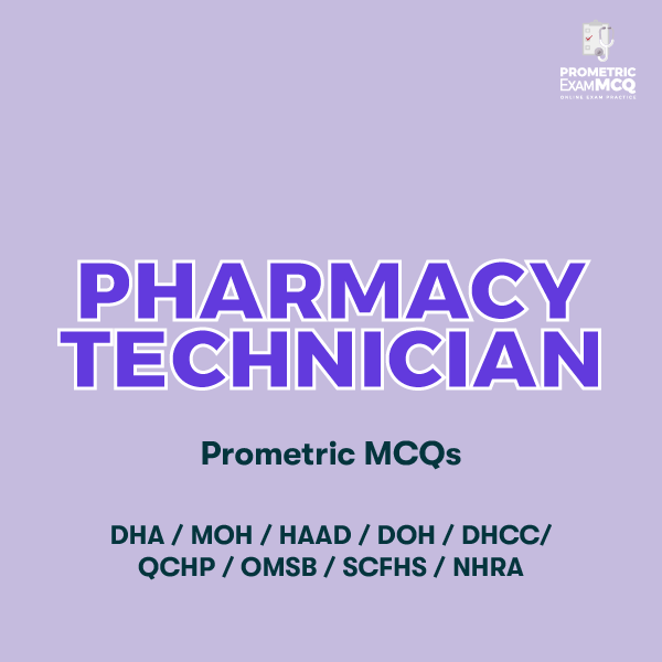 Pharmacy Technician Prometric Questions