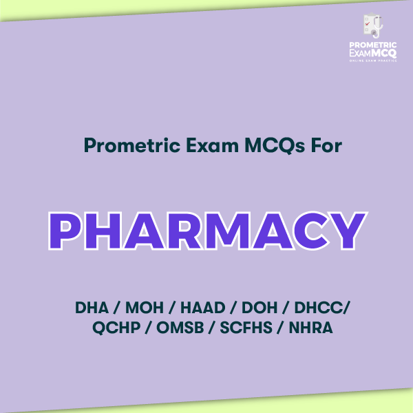 Prometric Exam MCQ for Pharmacy - Prometric Exam MCQs