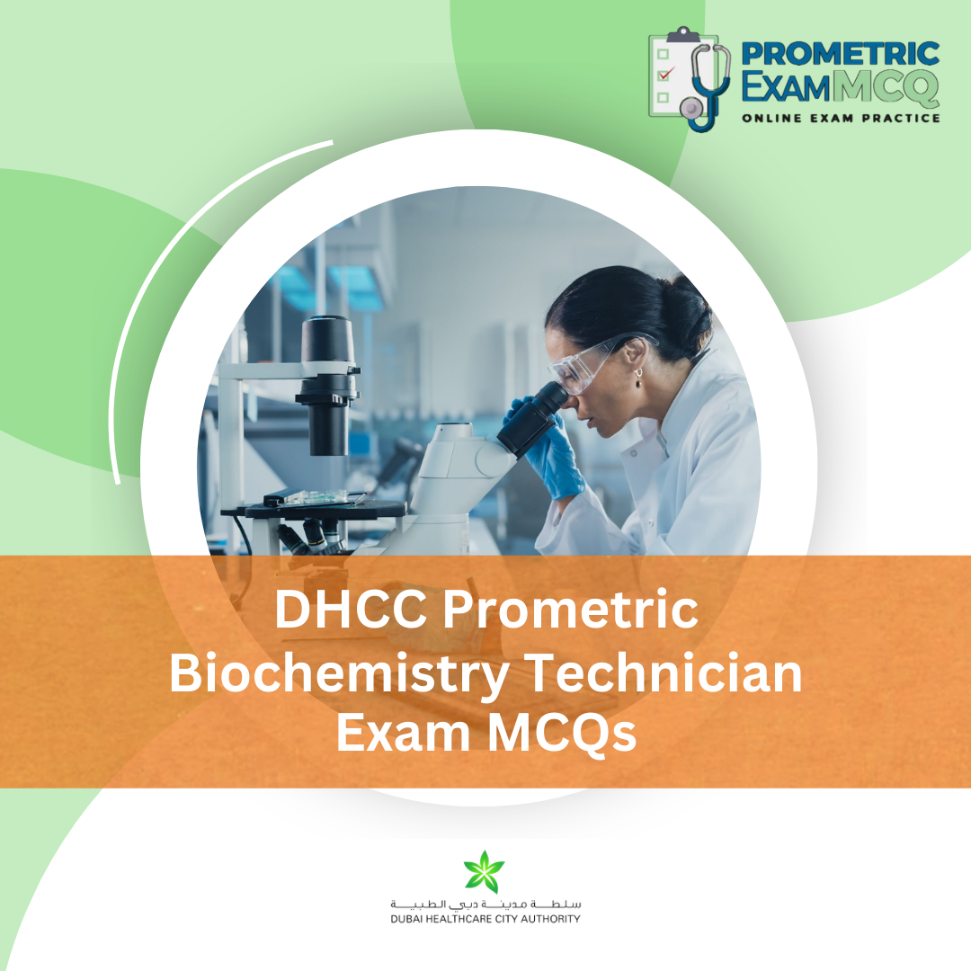 DHCC Prometric Biochemistry Technician Exam MCQs