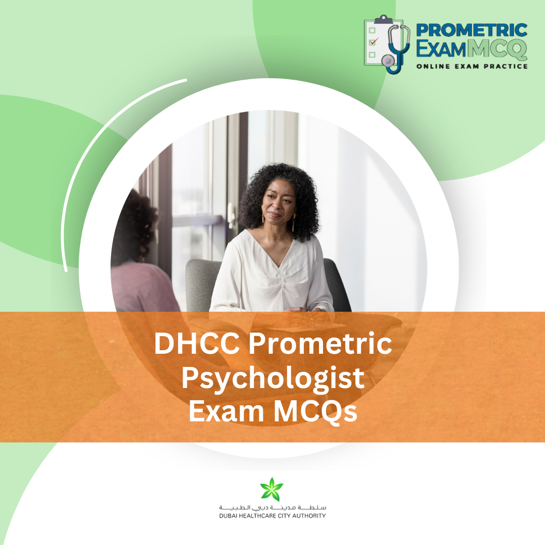 DHCC Prometric Psychologist Exam MCQs