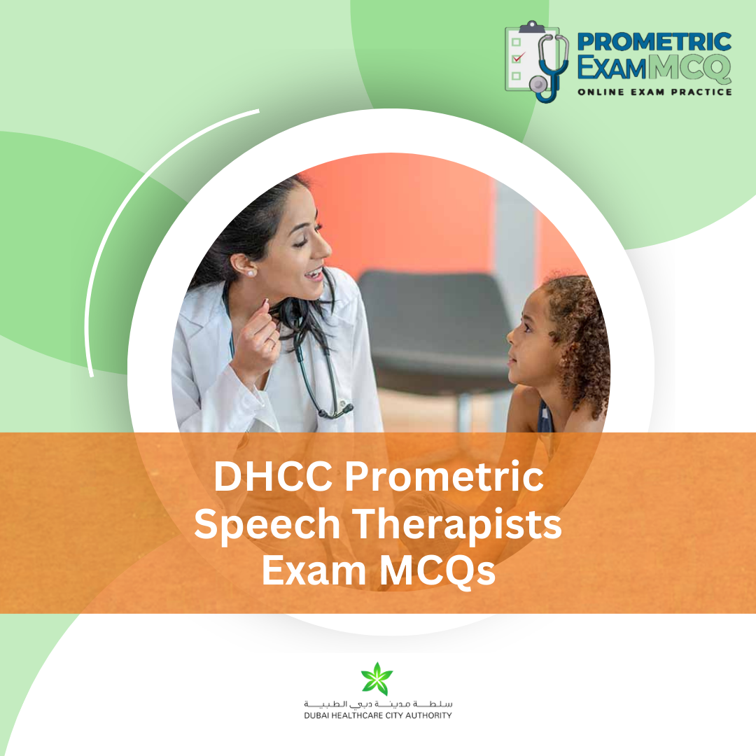 DHCC Prometric Speech Therapist Exam MCQs