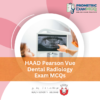 HAAD Pearson Vue Dental Radiology Exam MCQs