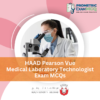 HAAD Pearson Vue Medical Laboratory Technologist Exam MCQs