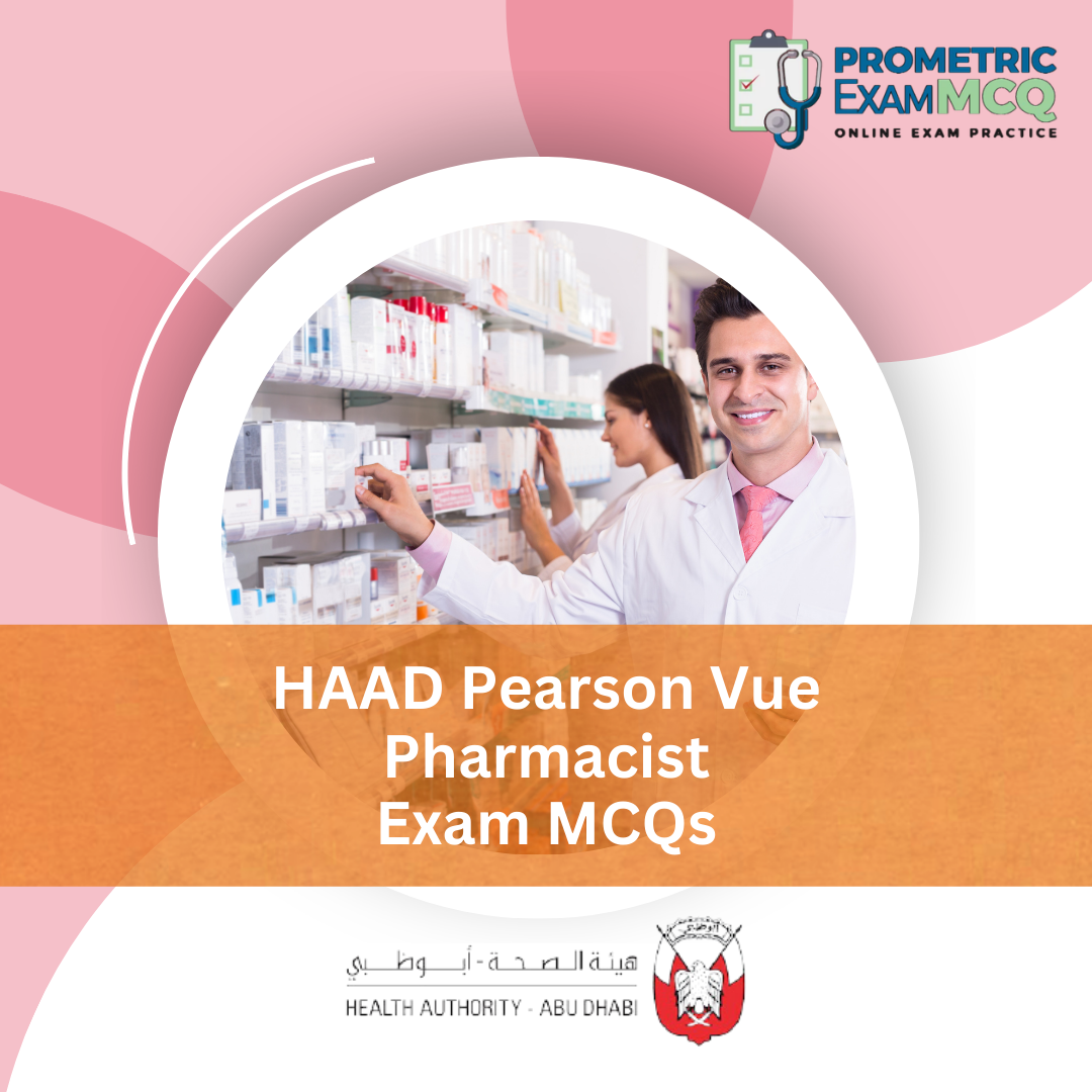 HAAD Pearson Vue Pharmacist Exam MCQs