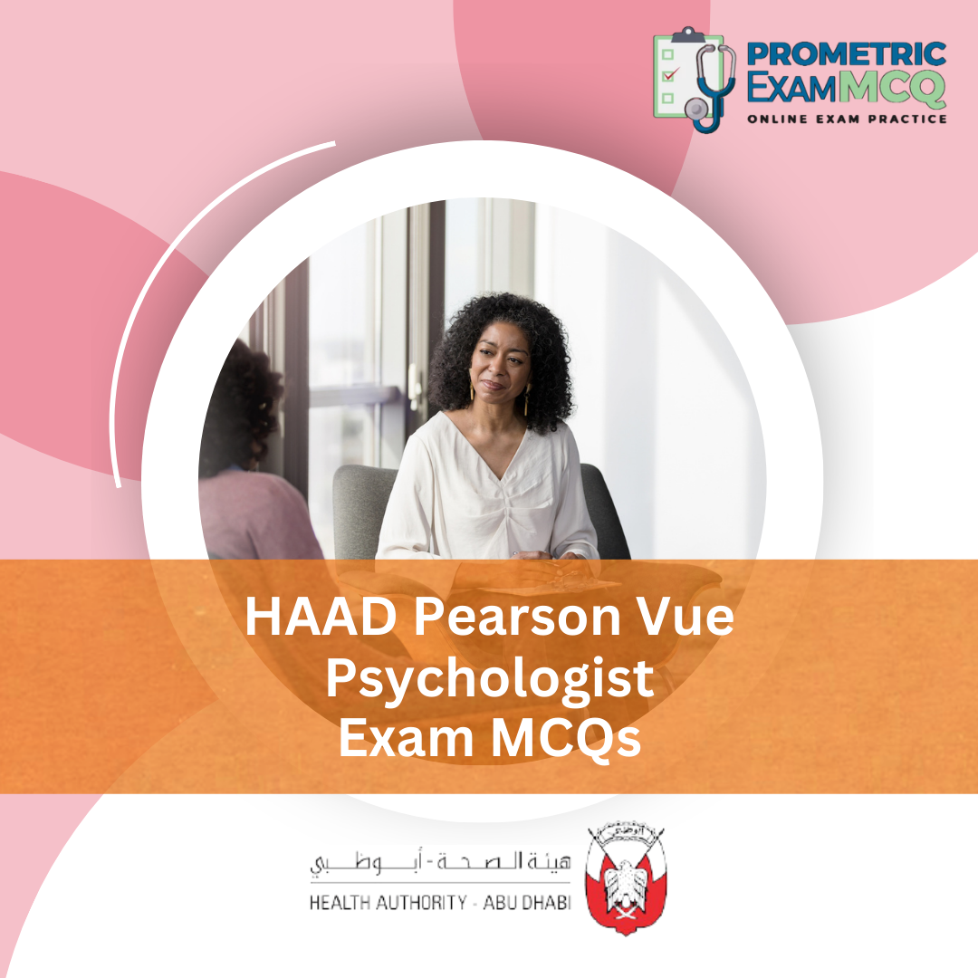 HAAD Pearson Vue Psychologist Exam MCQs