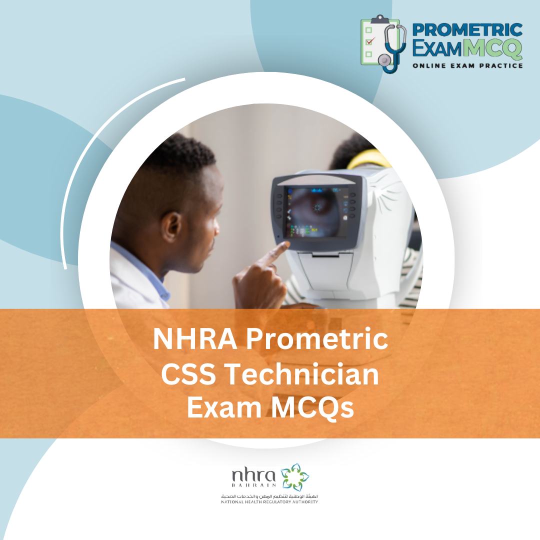 NHRA Prometric CSS Technician Exam MCQs