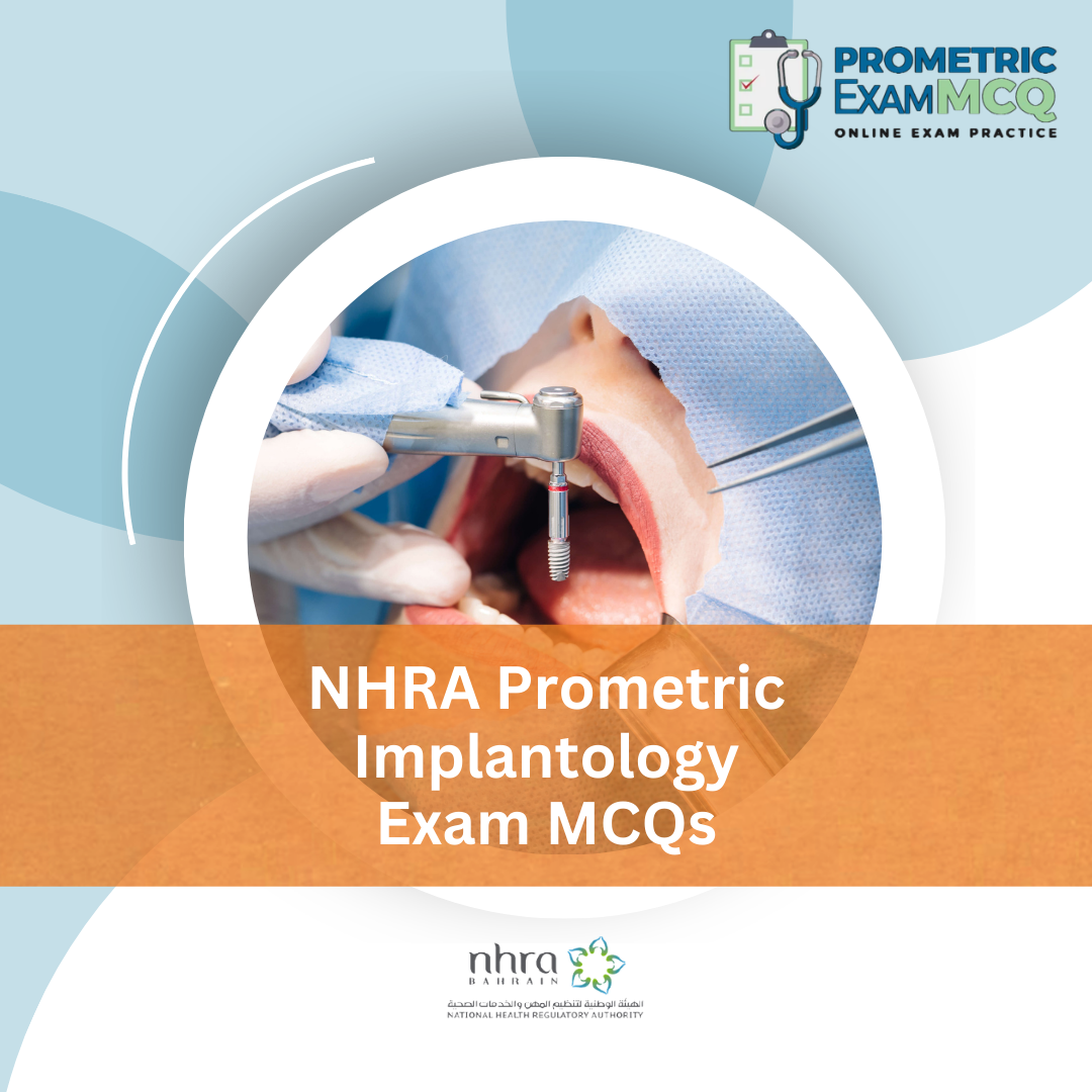 NHRA Prometric Implantology Exam MCQs