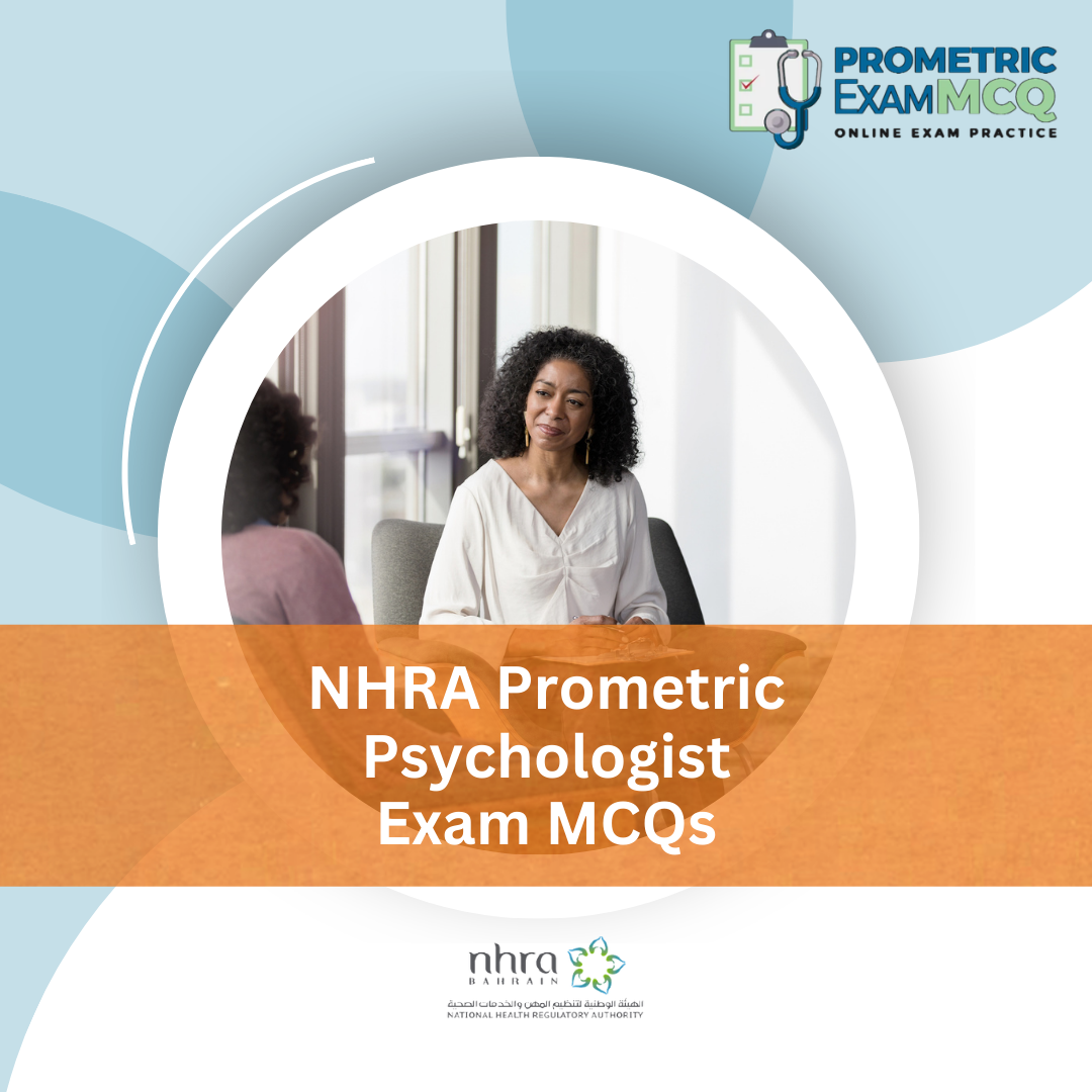NHRA Prometric Psychologist Exam MCQs