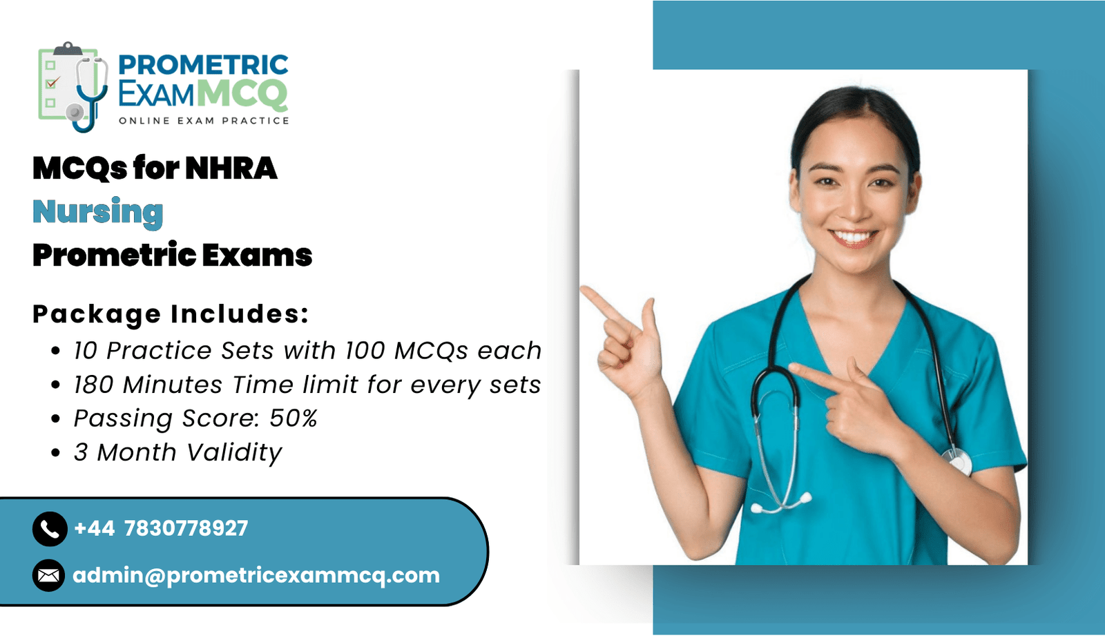 MCQs for NHRA Nursing Prometric Exams