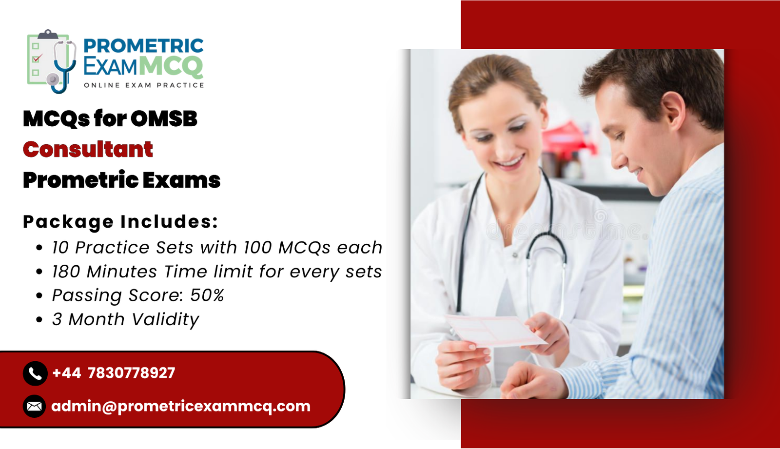 MCQs for OMSB Consultant Prometric Exams