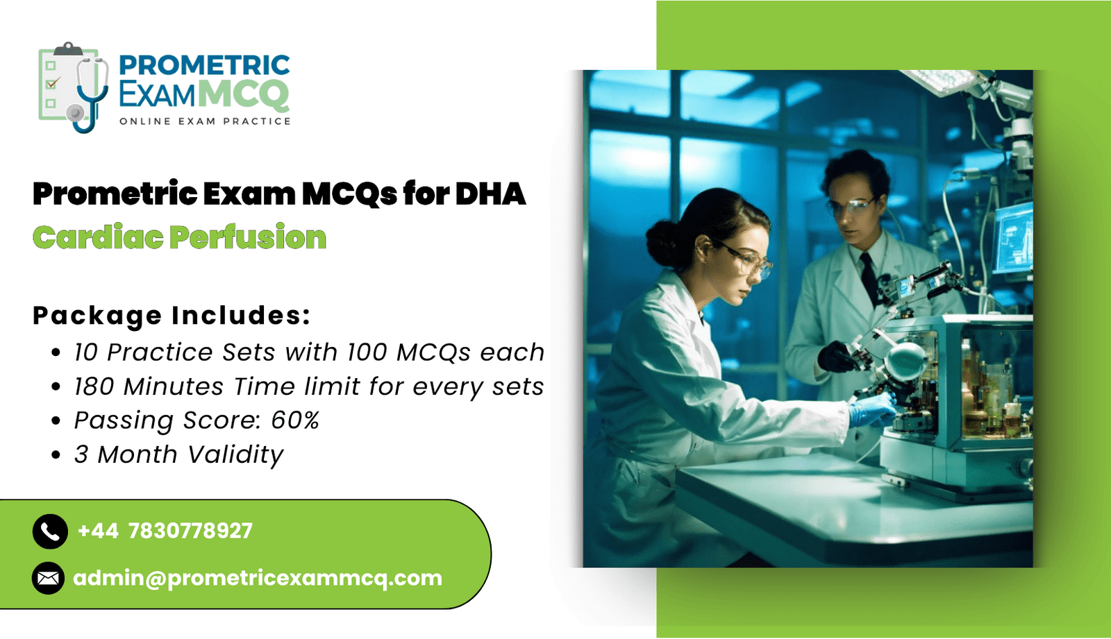 Prometric Exam MCQs For DHA Cardiac Perfusion