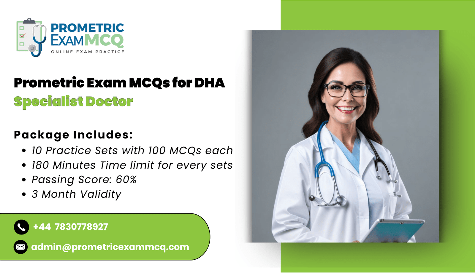 Prometric Exam MCQs for DHA Specialist Doctor