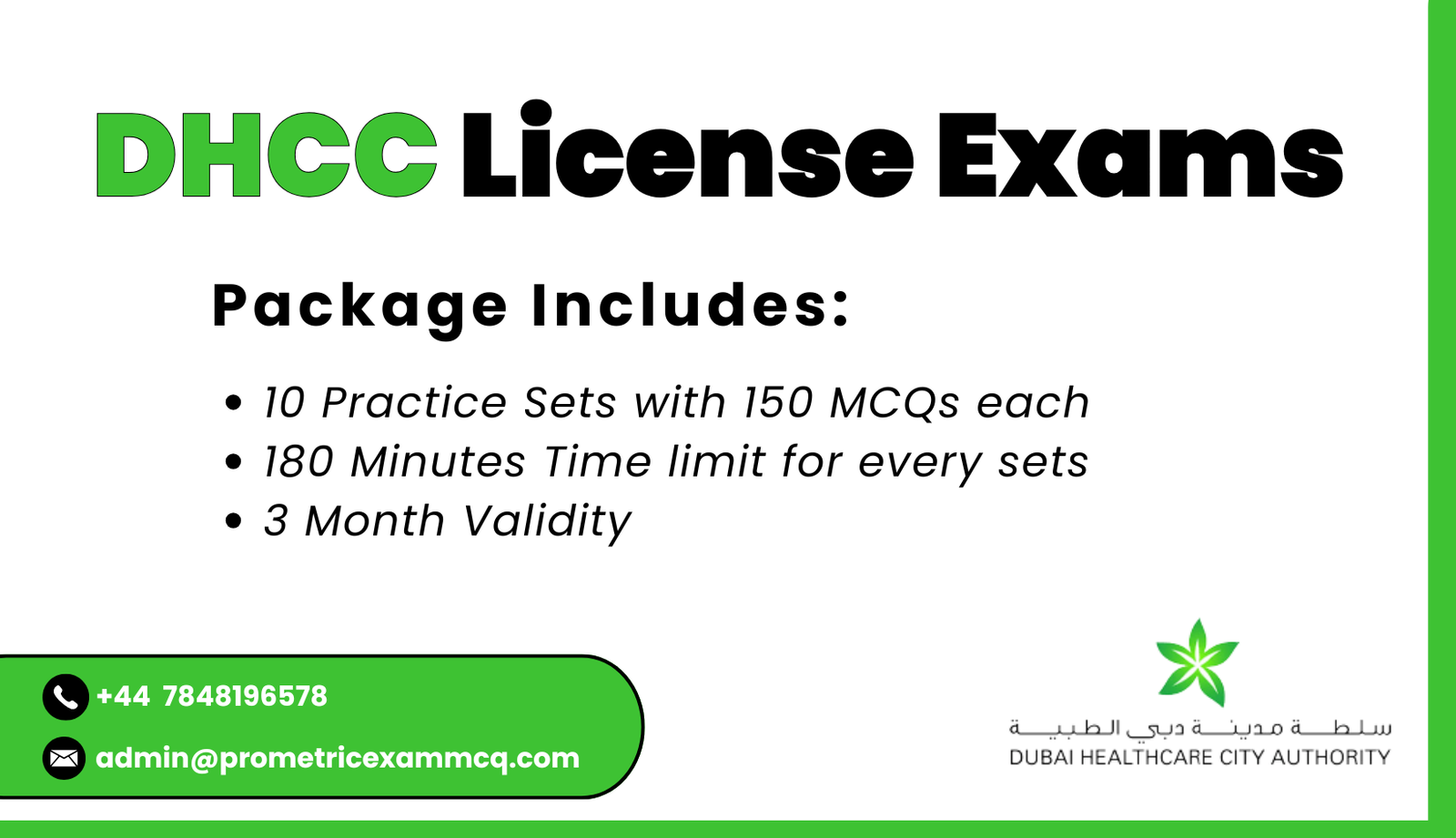 Board DHCC License Exams