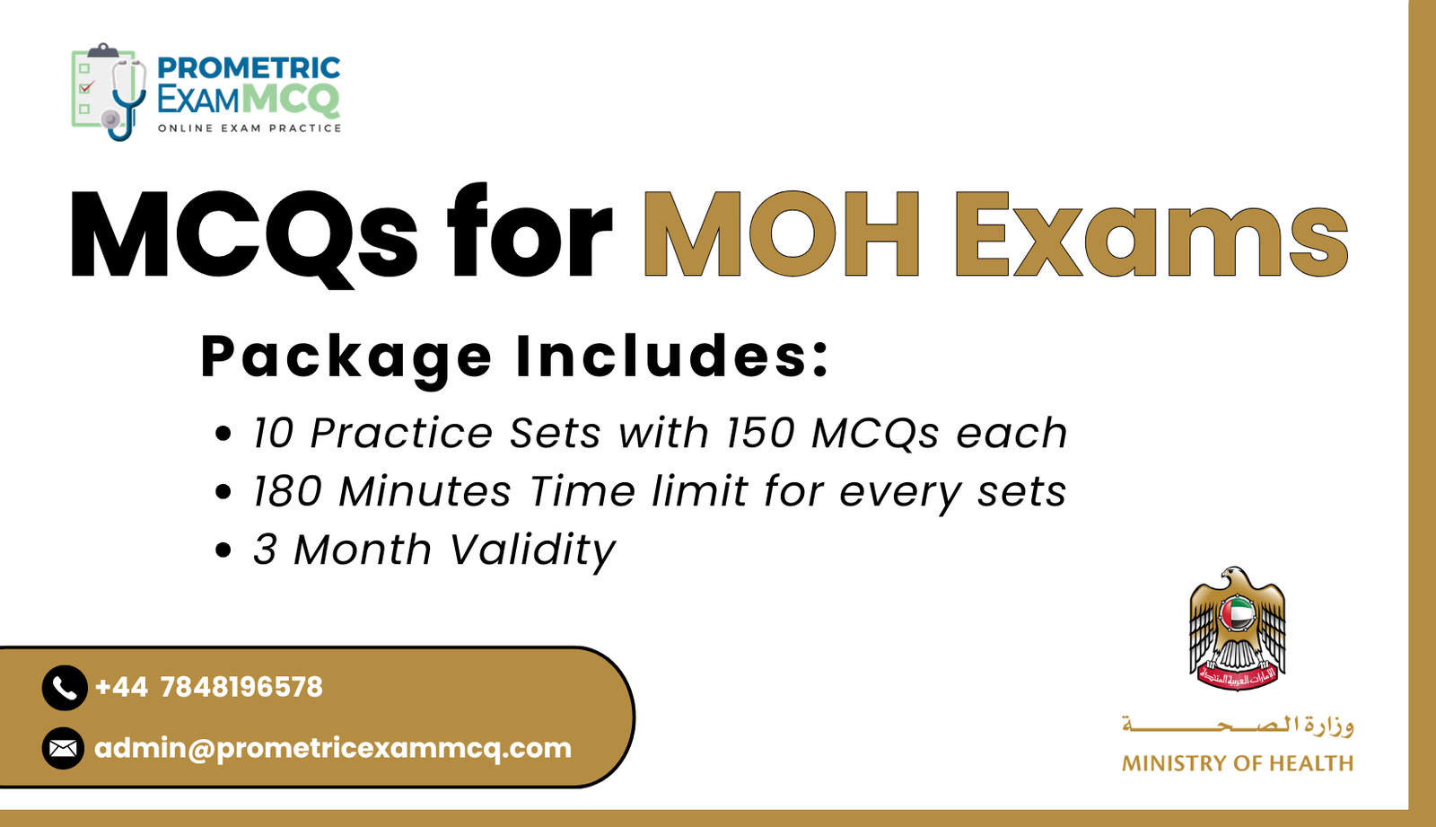 Board MCQs for MOH Exams