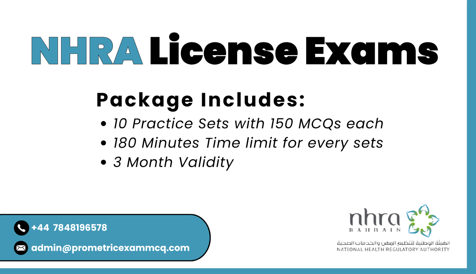 Board NHRA License Exams