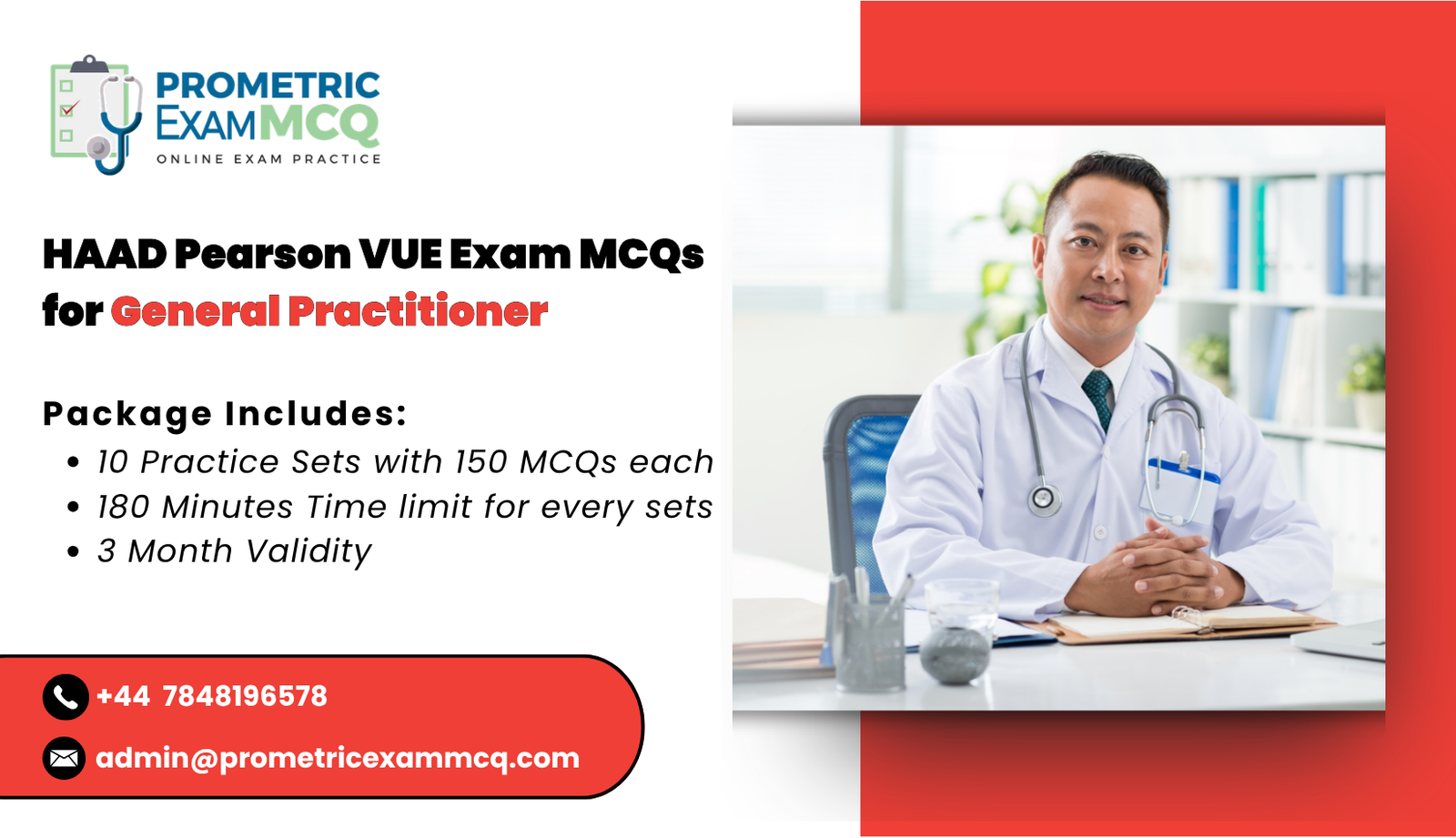 HAAD Pearson Vue Exam MCQs for General Practitioner