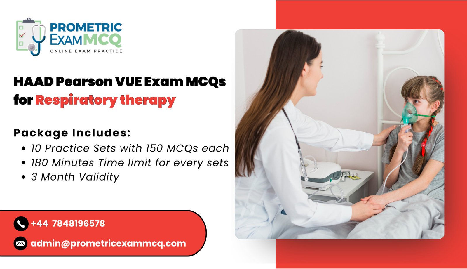 HAAD Pearson Vue Exam MCQs for Respiratory therapy