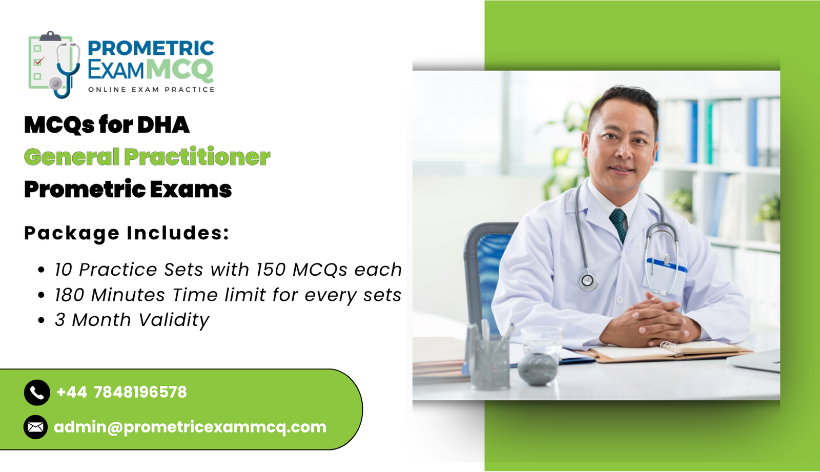 MCQs for DHA General Practitioner Prometric Exams