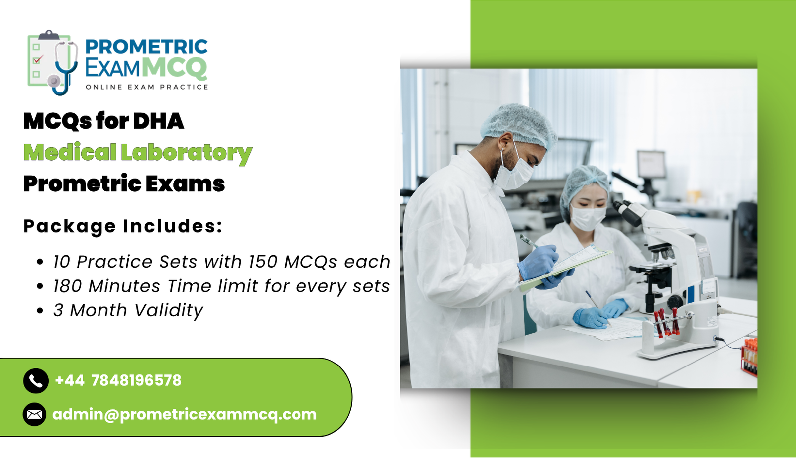 MCQs for DHA Medical Laboratory Prometric Exams