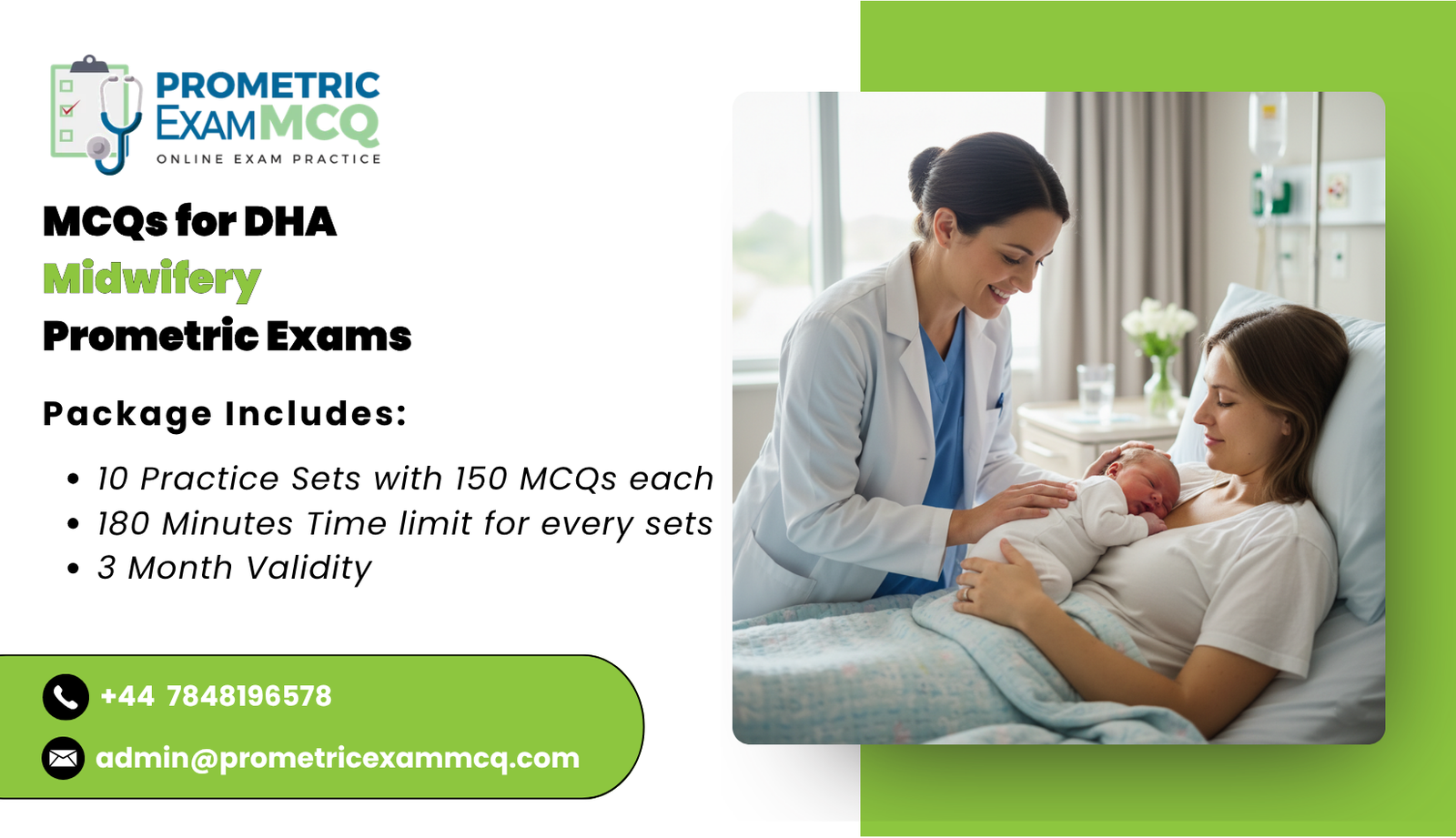 MCQs for DHA Midwifery Prometric Exams