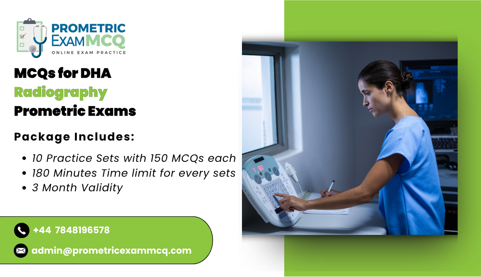 MCQs for DHA Radiography Prometric Exams