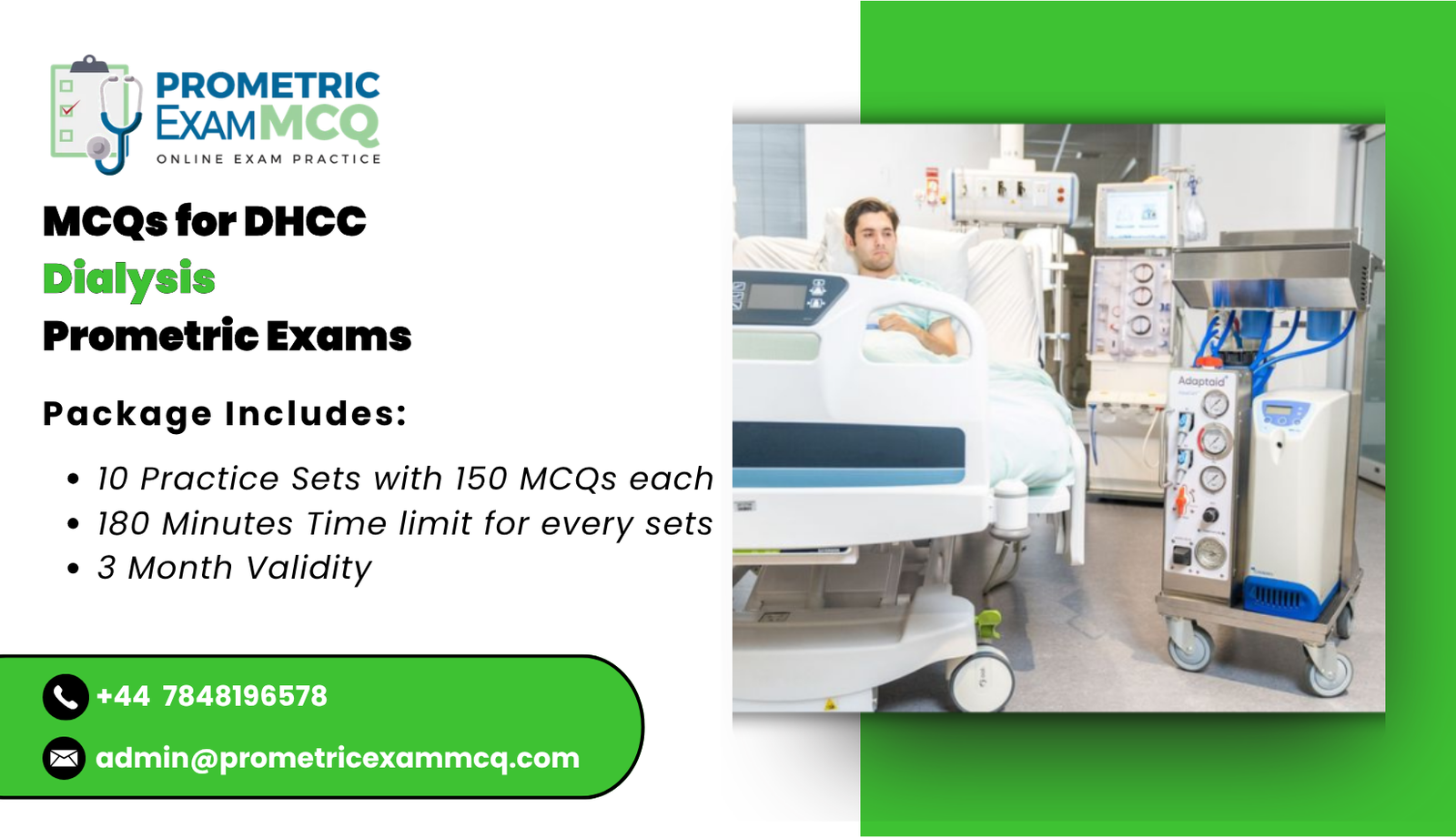 MCQs for DHCC Dialysis Prometric Exams