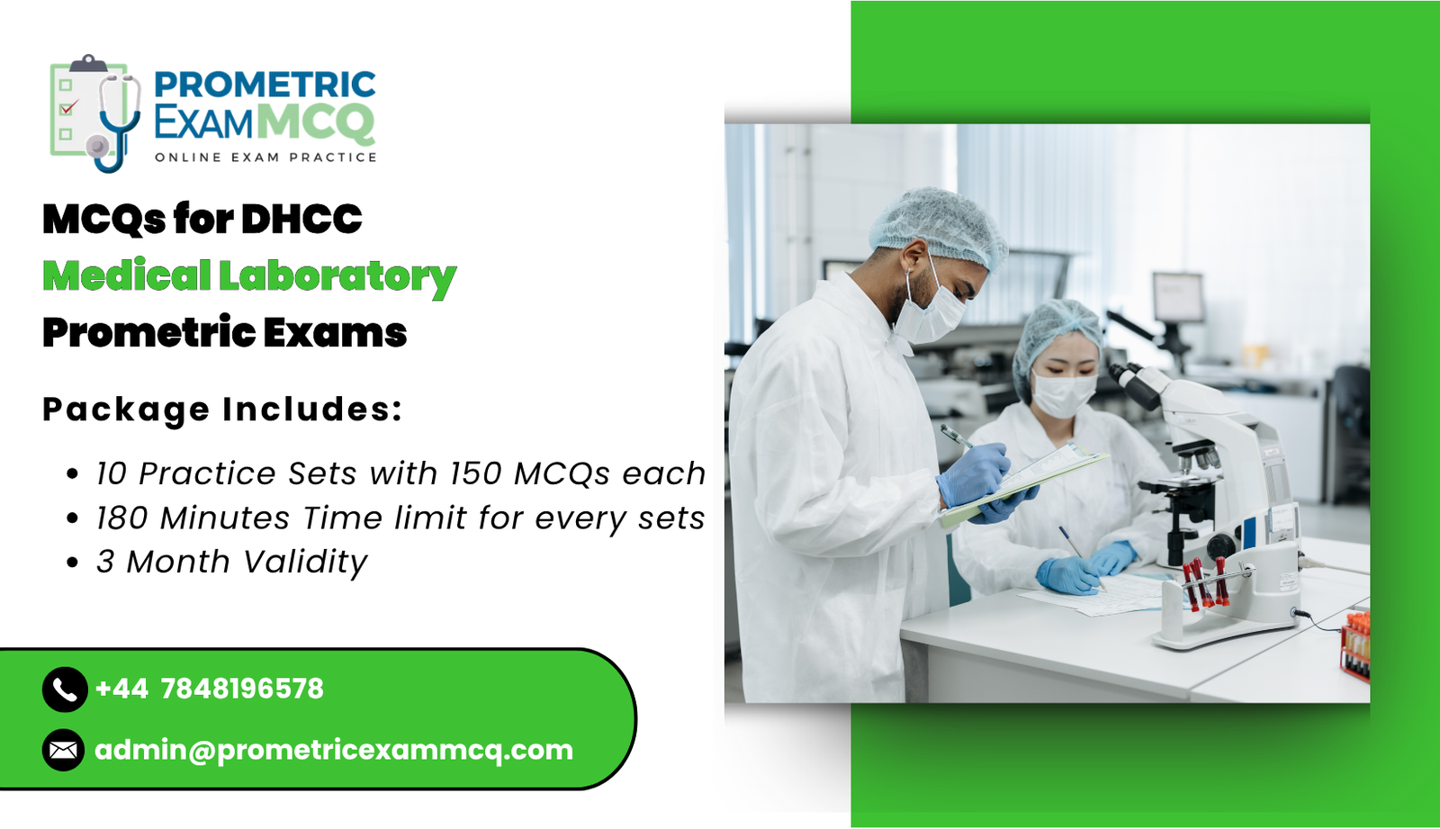 MCQs for DHCC Medical Laboratory Prometric Exams