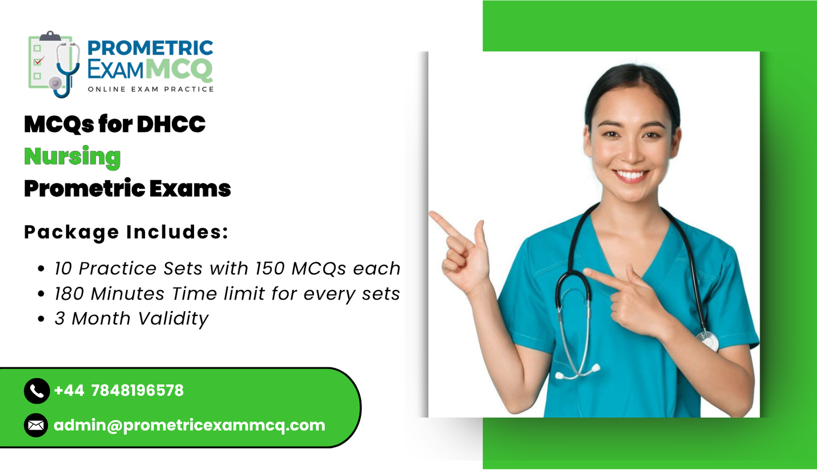 MCQs for DHCC Nursing Prometric Exams