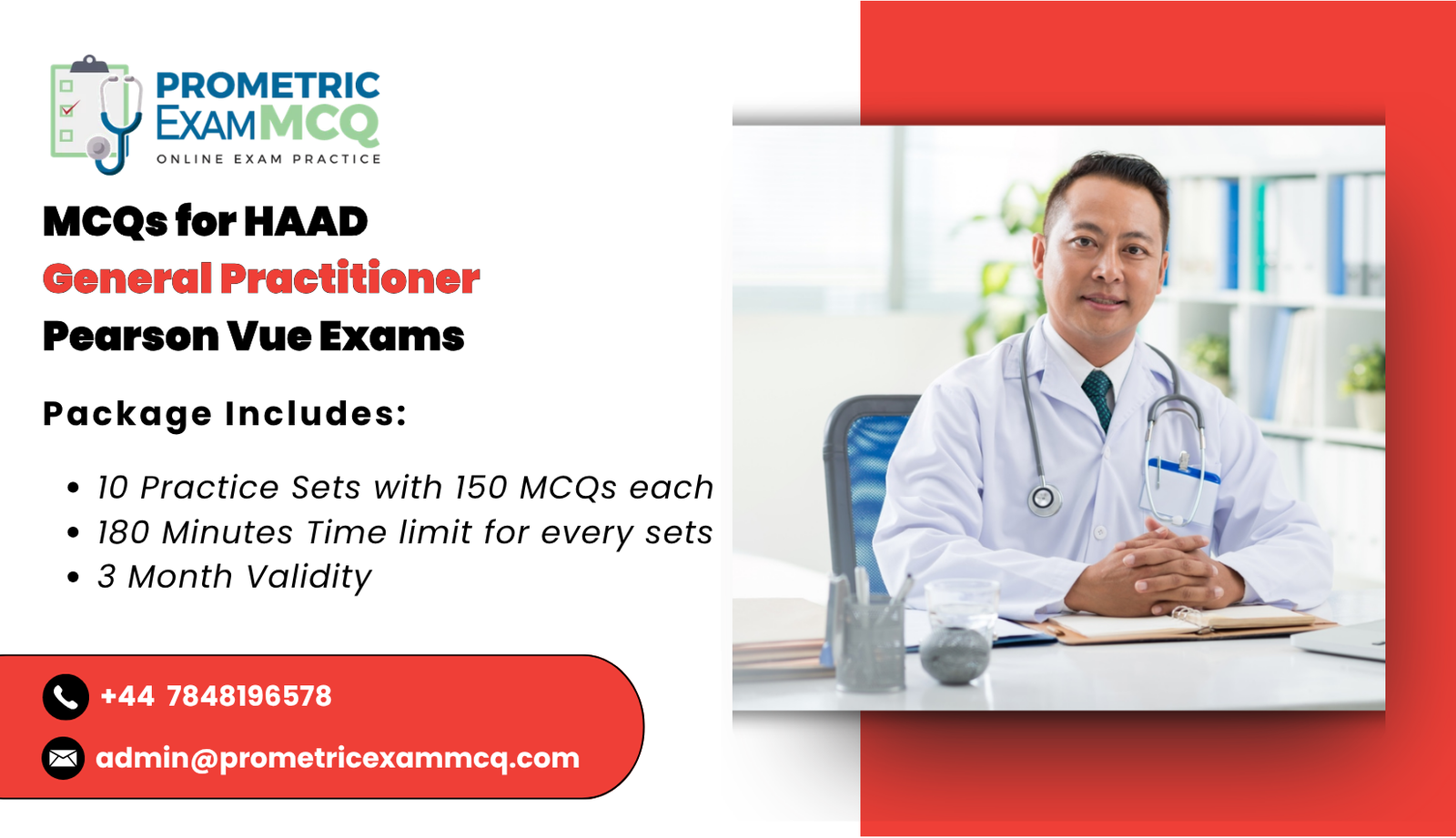 MCQs for HAAD General Practitioner Pearson Vue Exams