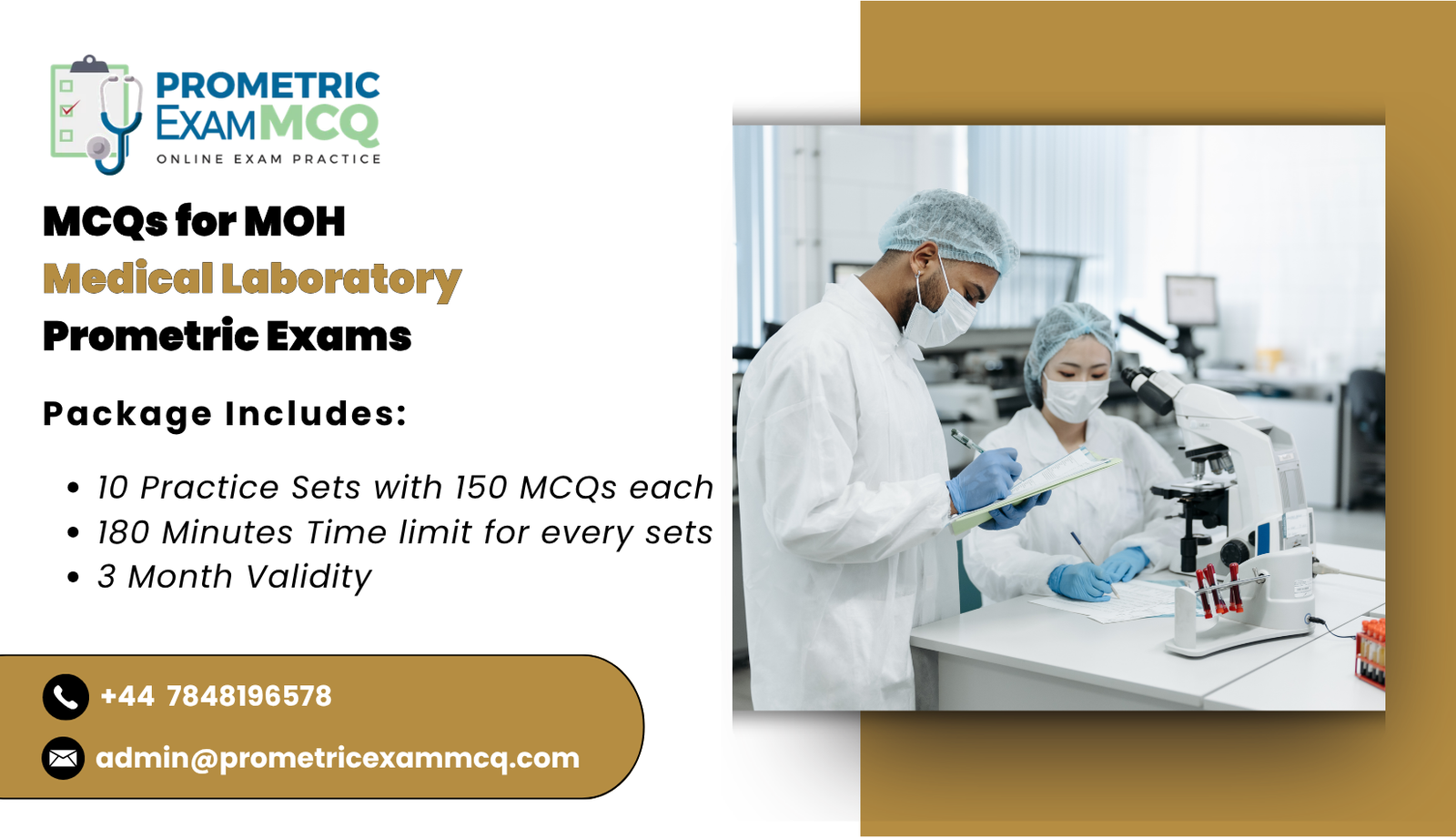 MCQs for MOH Medical Laboratory Prometric Exams