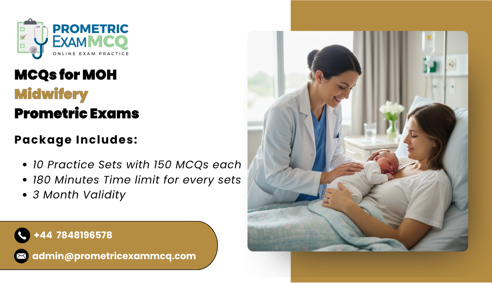 MCQs for MOH Midwifery Prometric Exams
