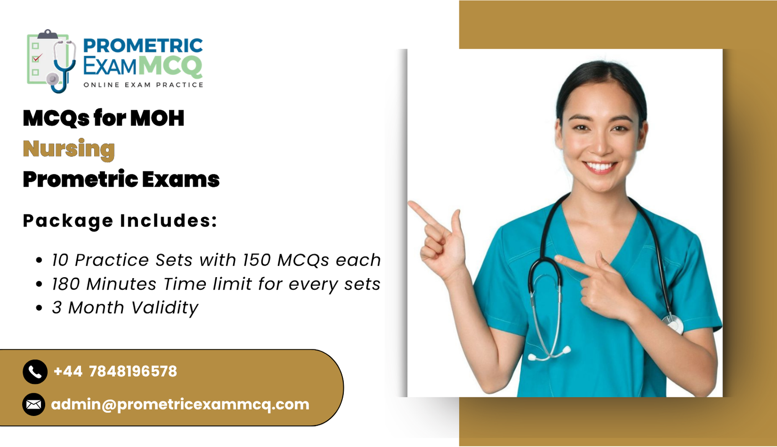 MCQs for MOH Nursing Prometric Exams