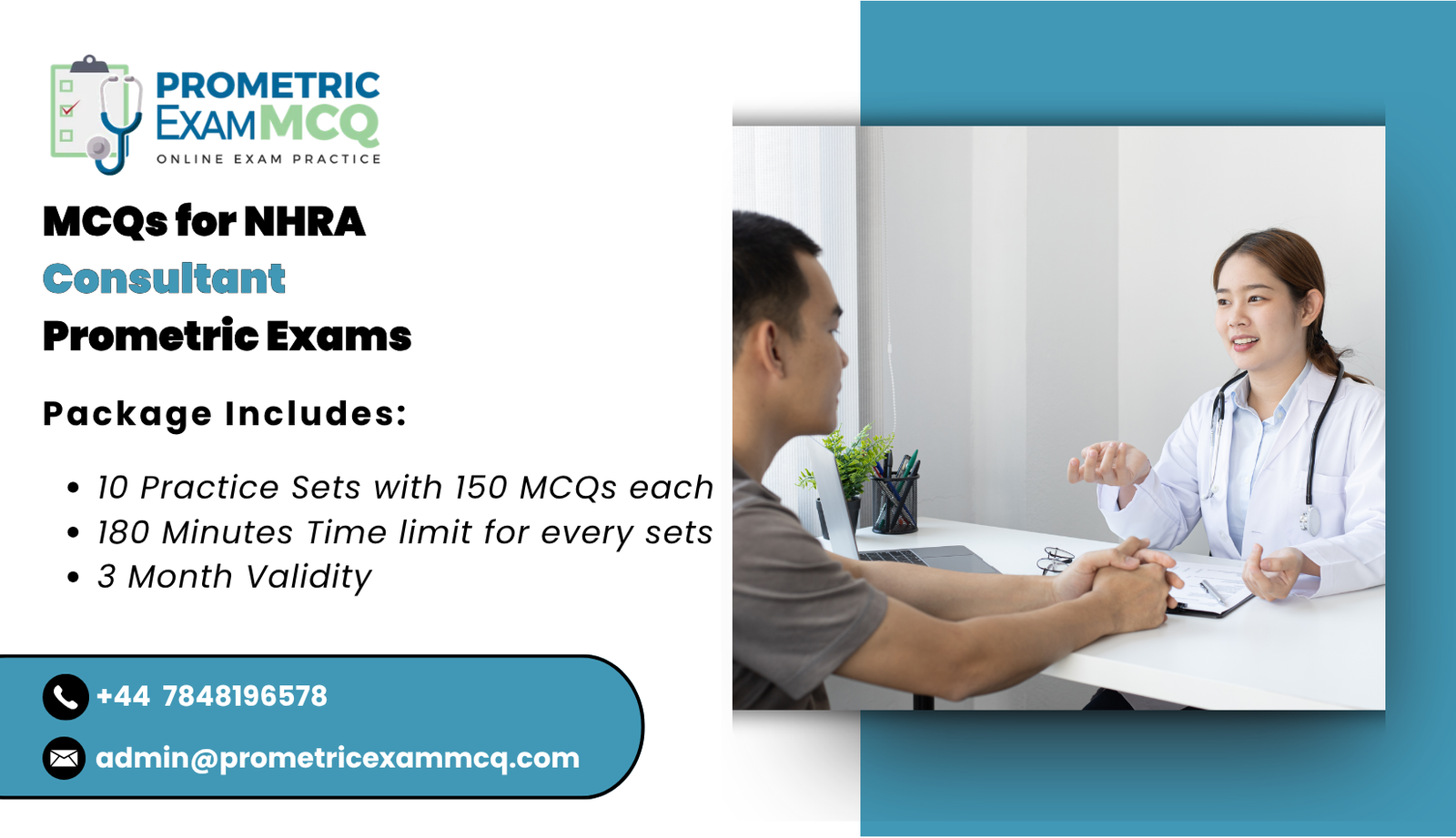 MCQs for NHRA Consultant Prometric Exams