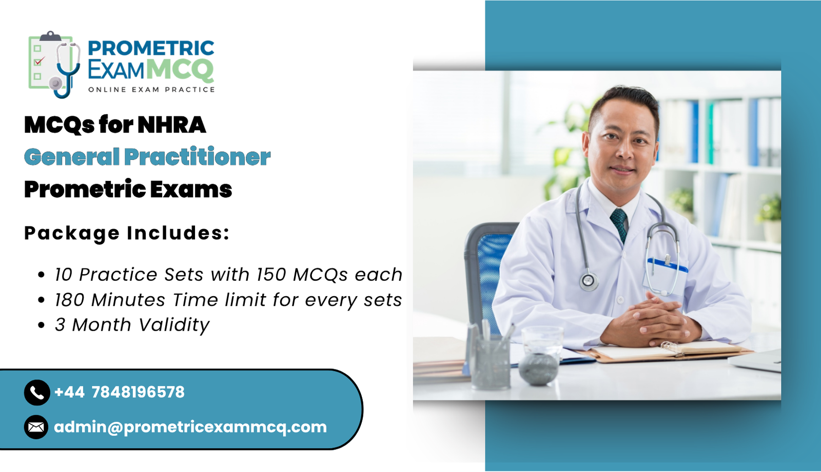 MCQs for NHRA General Practitioner Prometric Exams