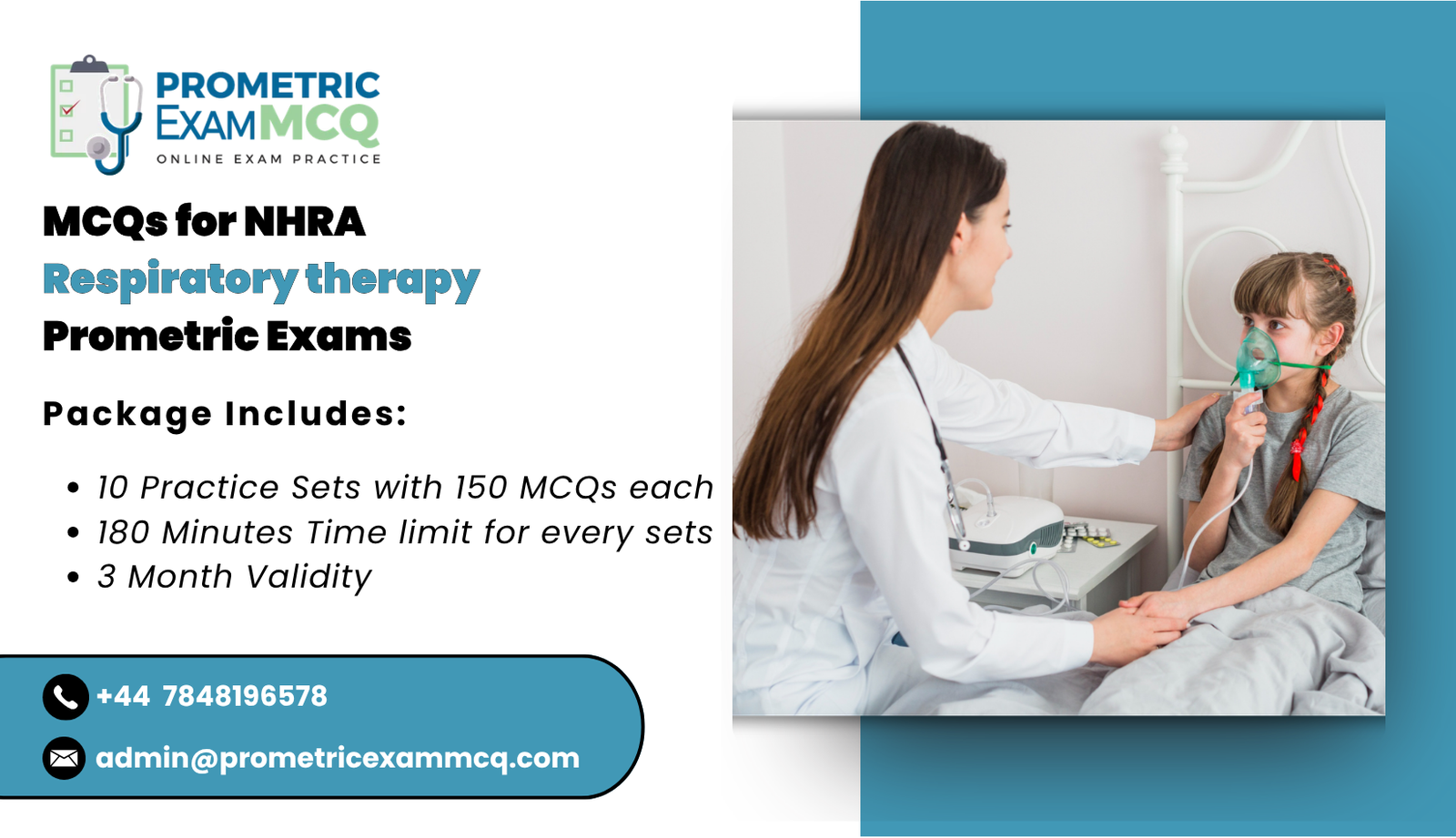 MCQs for NHRA Respiratory therapy Prometric Exams