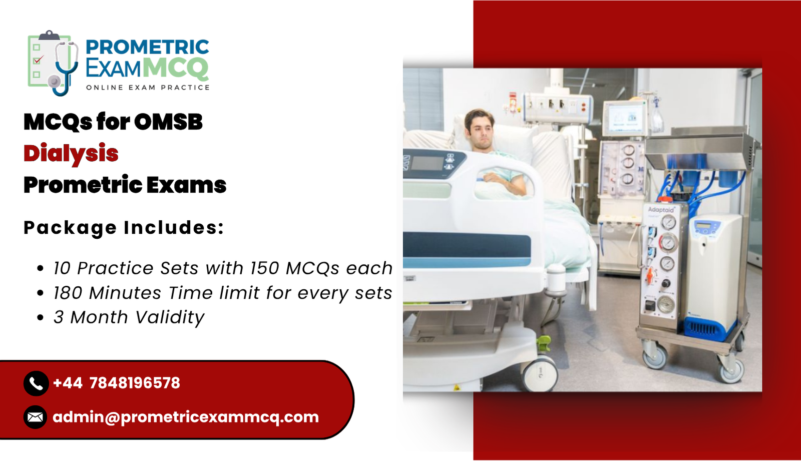 MCQs for OMSB Dialysis Prometric Exams