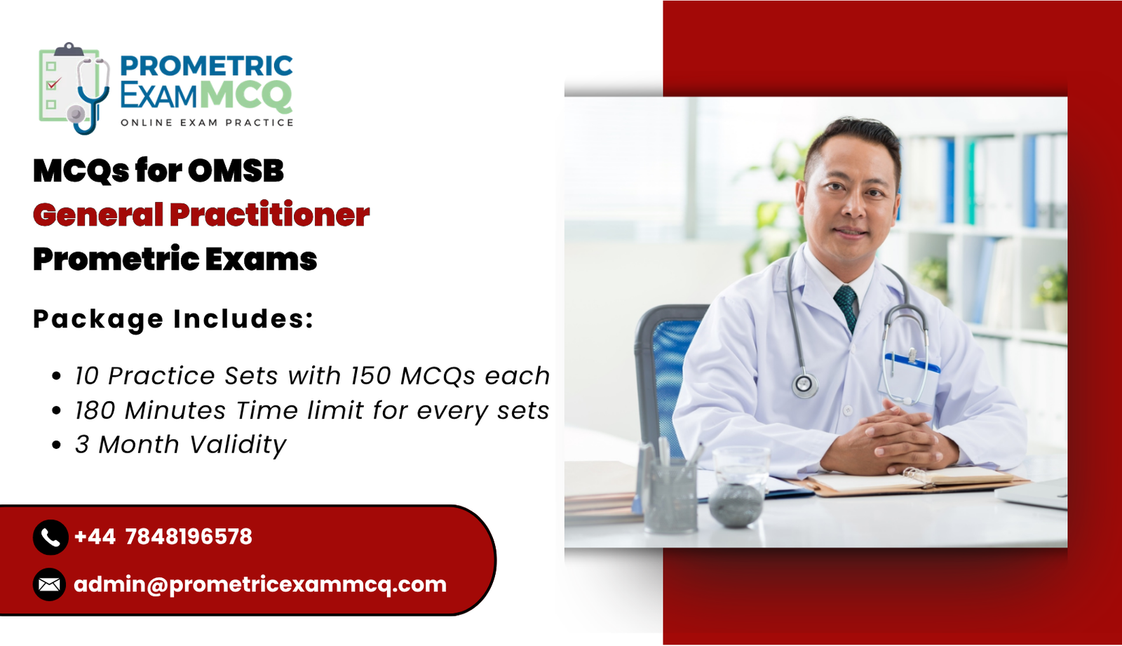 MCQs for OMSB General Practitioner Prometric Exams
