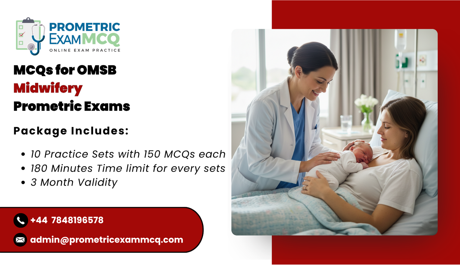 MCQs for OMSB Midwifery Prometric Exams