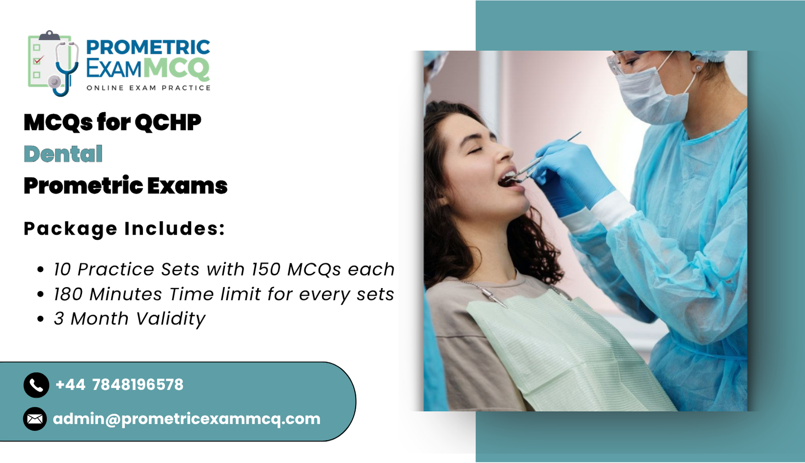MCQs for QCHP Dental Prometric Exams