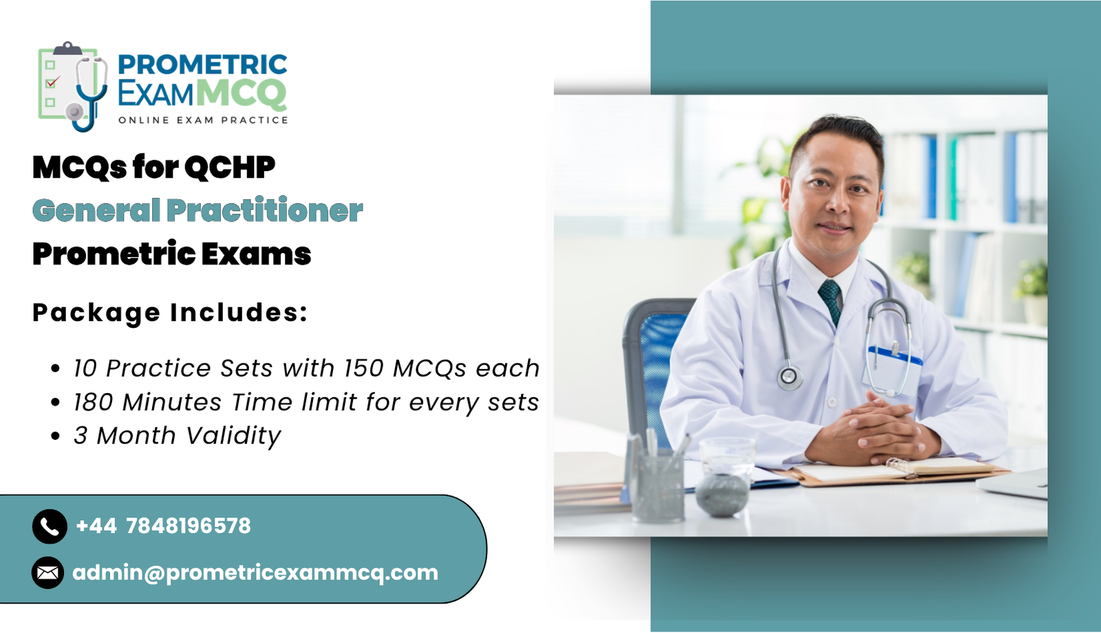 MCQs for QCHP General Practitioner Prometric Exams