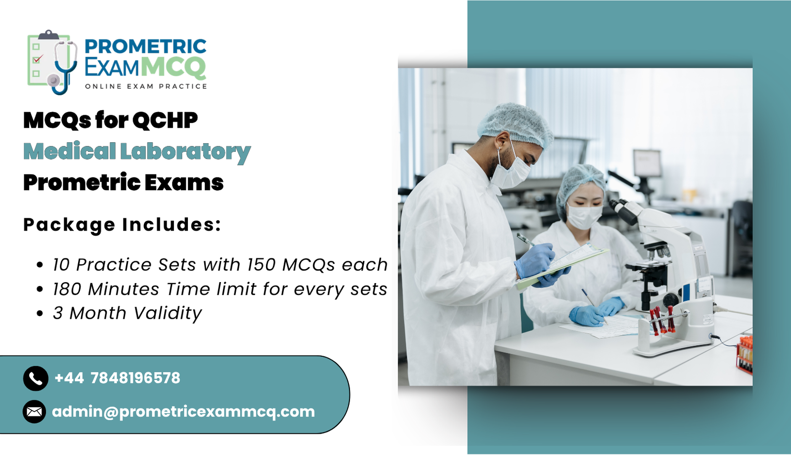 MCQs for QCHP Medical Laboratory Prometric Exams