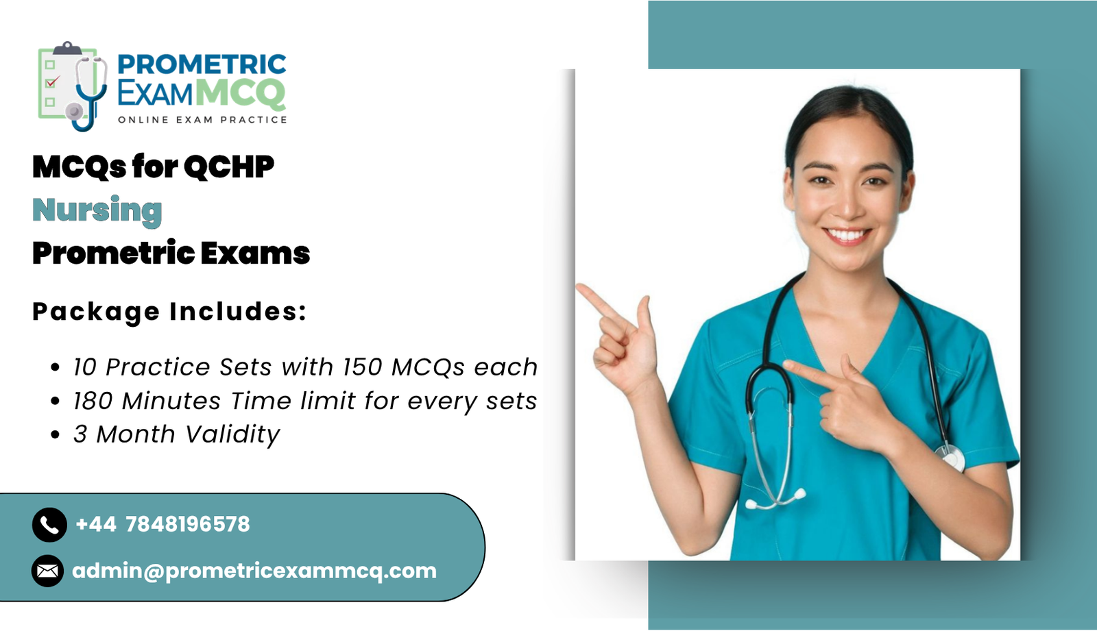 MCQs for QCHP Nursing Prometric Exams