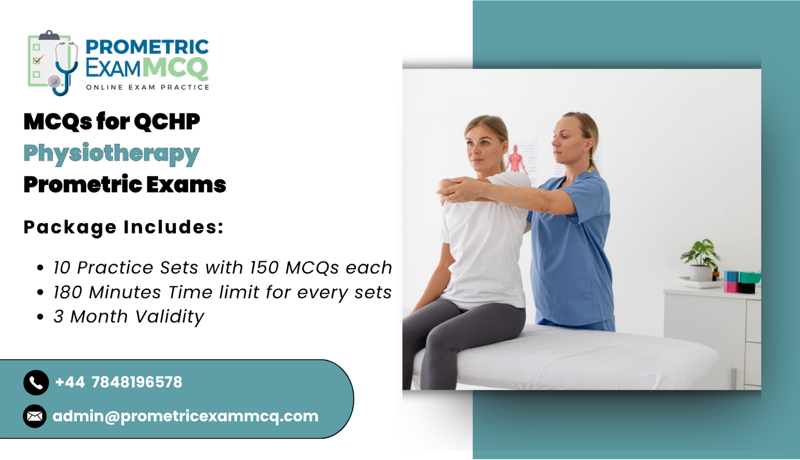 MCQs for QCHP Physiotherapy Prometric Exams