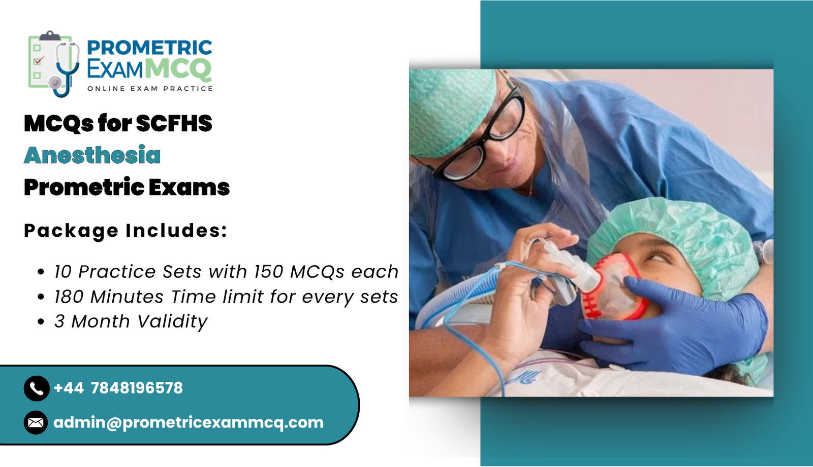 MCQs for SCFHS Anesthesia Prometric Exams