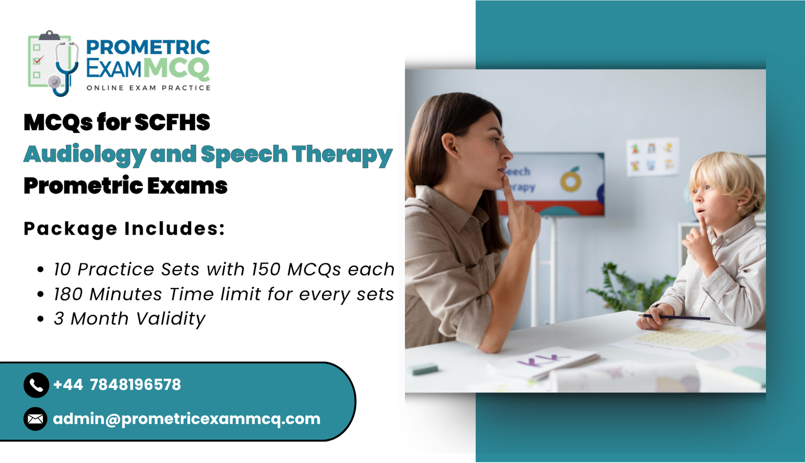 MCQs for SCFHS Audiology and Speech Therapy Prometric Exams
