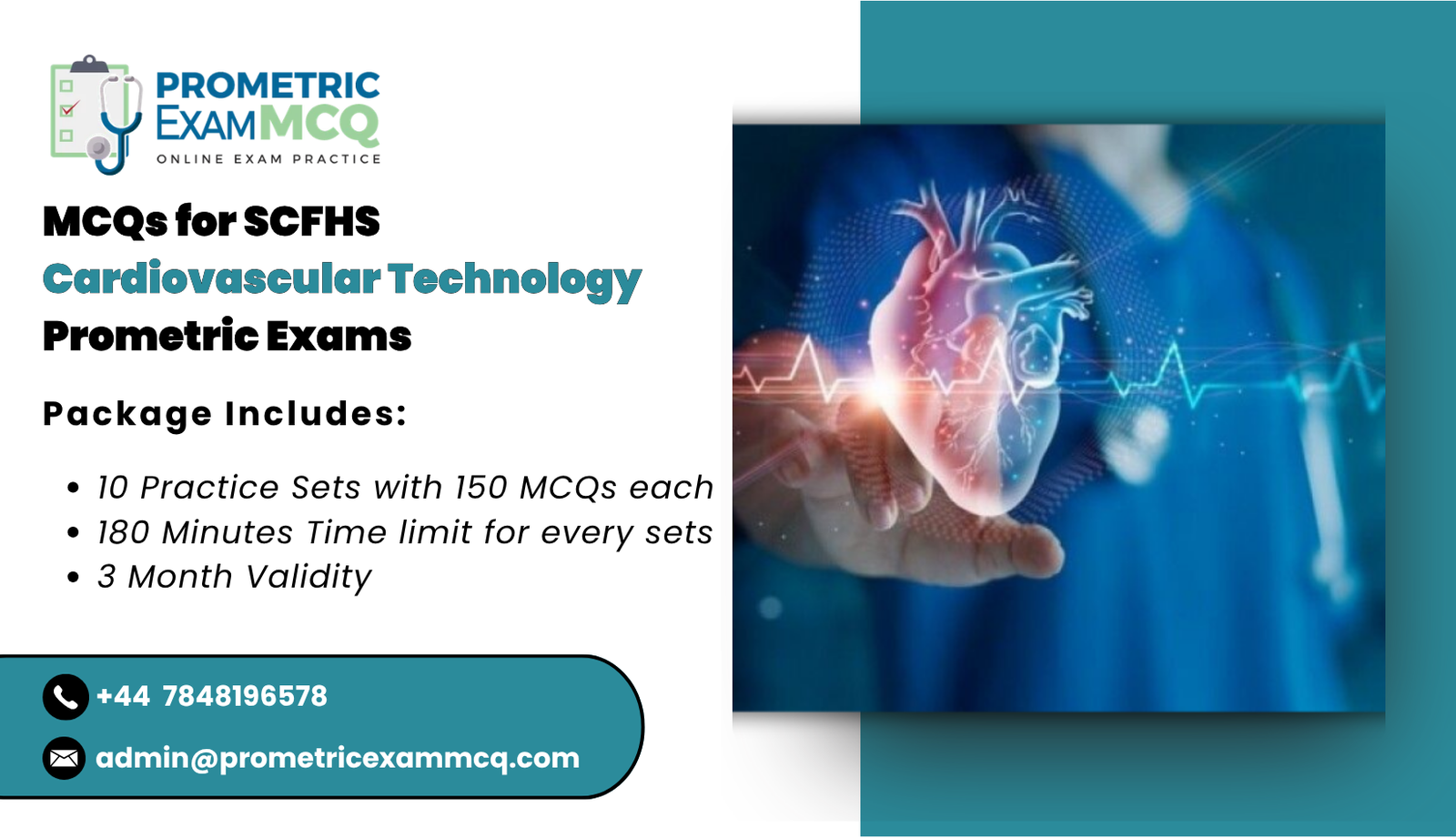 MCQs for SCFHS Cardiovascular Technology Prometric Exams