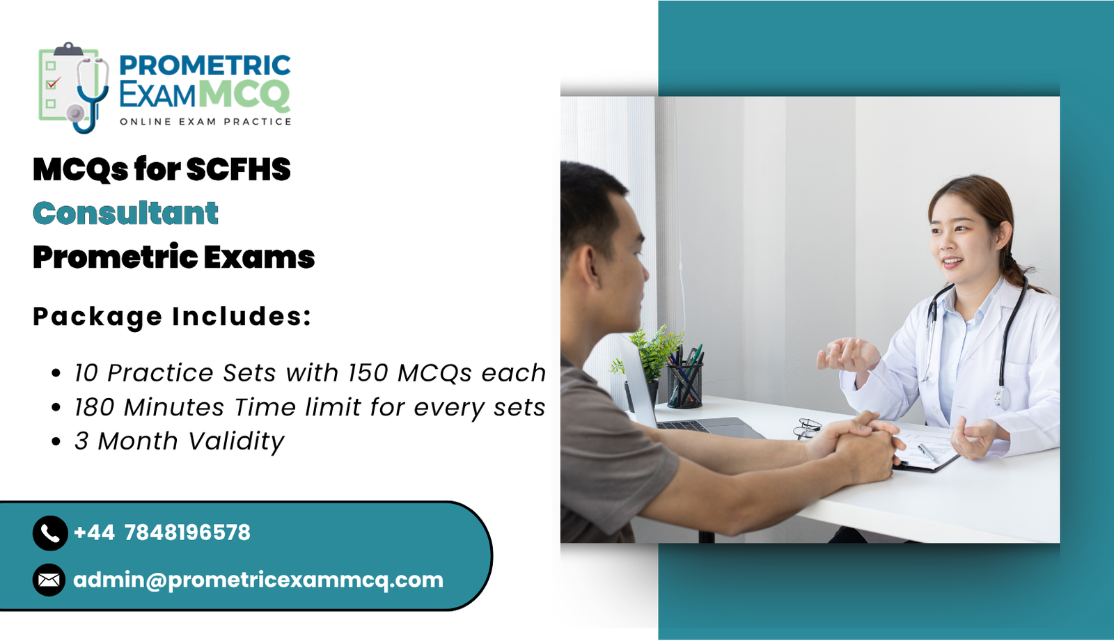 MCQs for SCFHS Consultant Prometric Exams