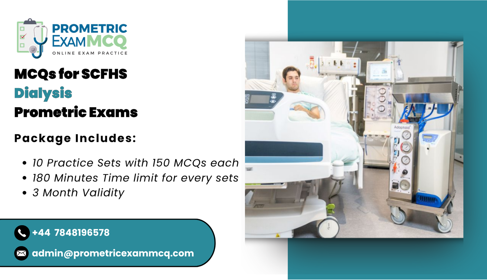 MCQs for SCFHS Dialysis Prometric Exams