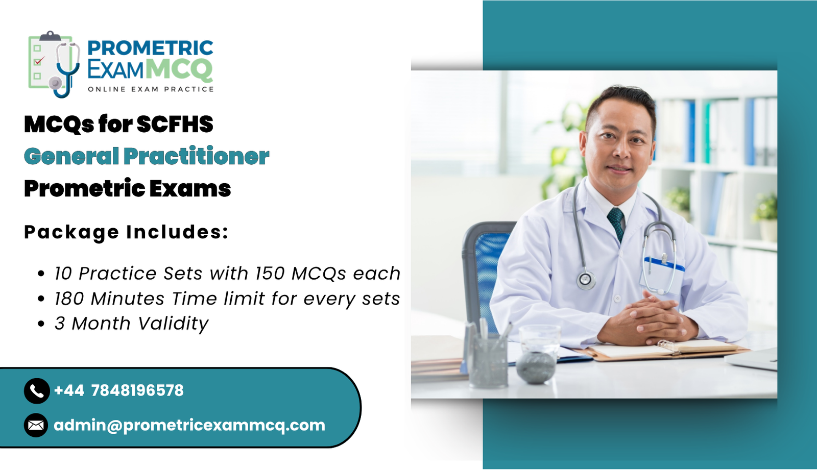 MCQs for SCFHS General Practitioner Prometric Exams