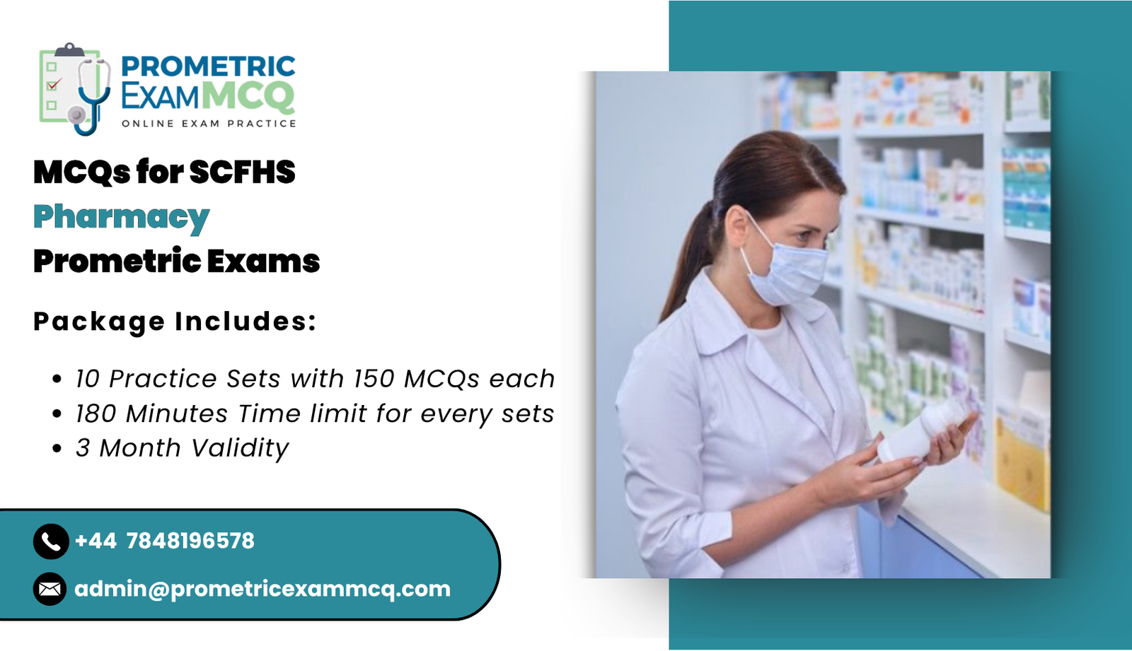 MCQs for SCFHS Pharmacy Prometric Exams